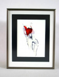 Aaquarel print, 20x30 cm. Uit serie Hautungen.  