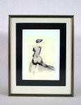 Aquarel print. Uit serie Hautungen.