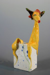 Mariette Groeneveld. Keramiekfiguur. Afm. 26x11 cm.