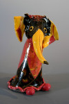Mariette Groeneveld. Keramiekfiguur. Afm. 21x16 cm.