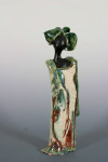 Raku dame, H. 45 cm