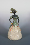 Raku dame, H. 45 cm