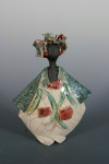 Raku dame, 32x22 cm.