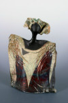 Raku dame, 26x38cm. 