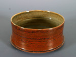 schaaltje, porselein, tenmoku/celadon, 14 cm.